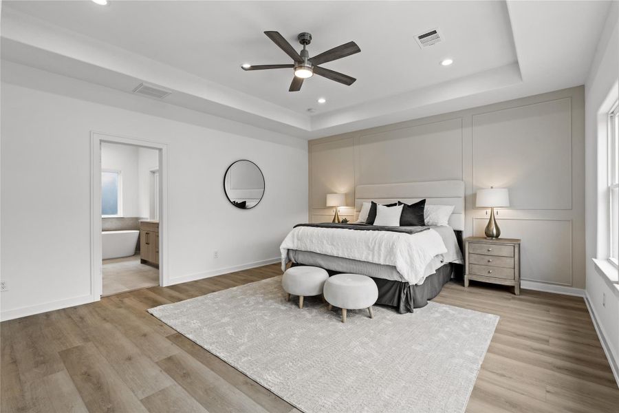 Furnished interior view inside a new home in , Houston (Image 31).