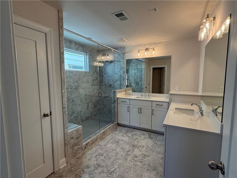 Furnished interior view inside a new home in , Marietta (Image 5). Furnished interior view inside a new home in , Marietta (Image 5).