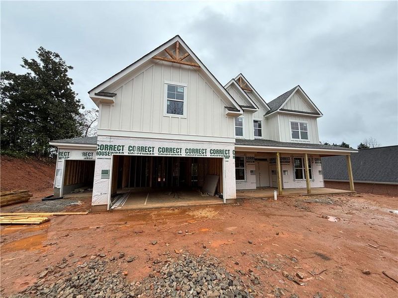 In-progress construction of a new home in , Gainesville, GA (Image 5).