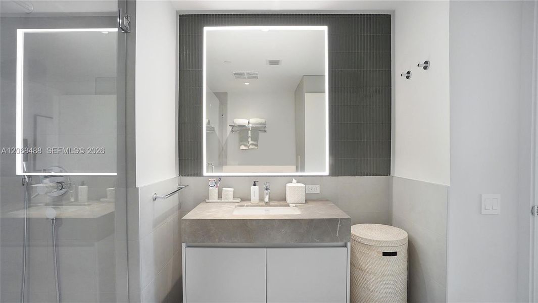 Furnished interior view inside a new home in , Miami Beach (Image 7). Furnished interior view inside a new home in , Miami Beach (Image 7).