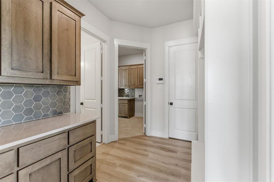 Furnished interior view inside a new home in Eagle Ridge Estates, Weatherford (Image 7).