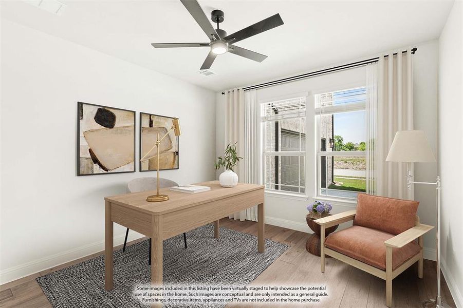 Furnished interior view inside a new home in Liberty, Melissa (Image 15).