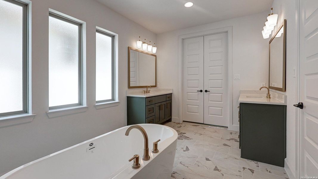 Furnished interior view inside a new home in The Dominion, San Antonio (Image 11).