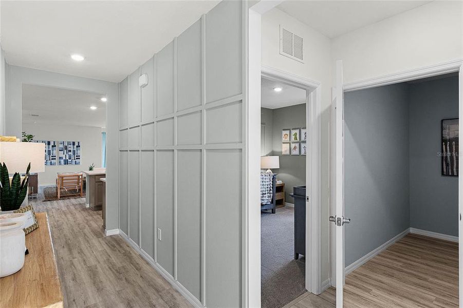 Furnished interior view inside a new home in Wind Meadows South, Bartow (Image 5).