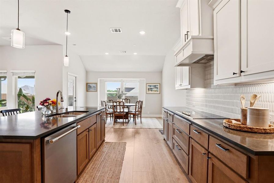 Furnished interior view inside a new home in Hayes Crossing, Midlothian (Image 16).