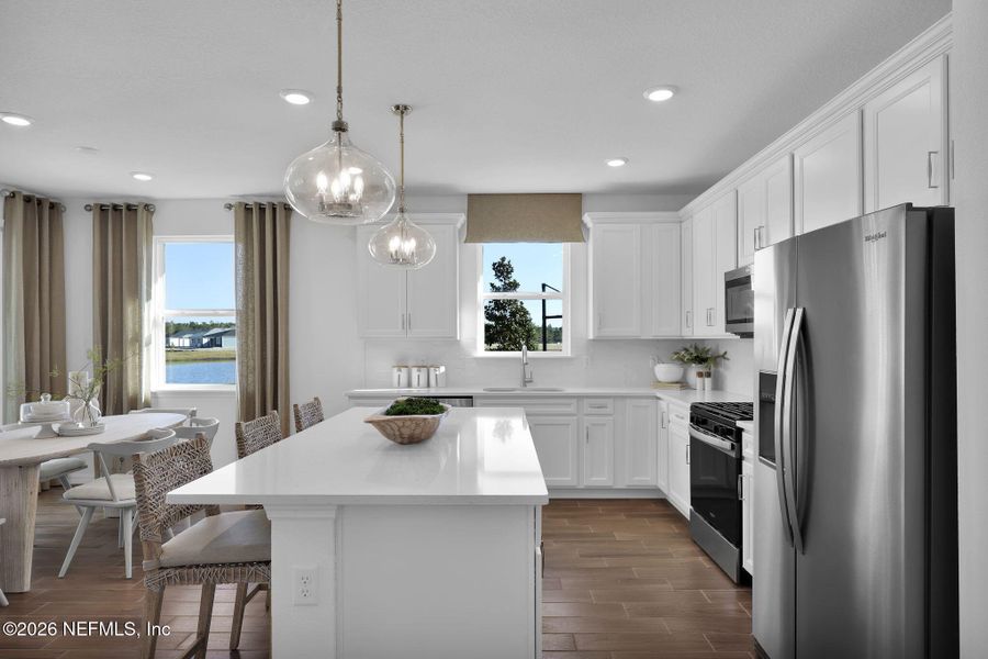Furnished interior view inside a new home in Seminole Palms, Palm Coast (Image 13).