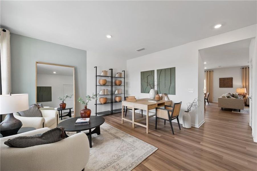 Furnished interior view inside a new home in , Gainesville (Image 4).