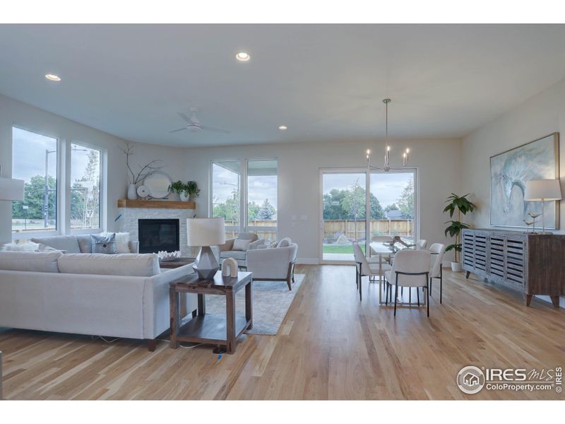Furnished interior view inside a new home in , Louisville (Image 3).