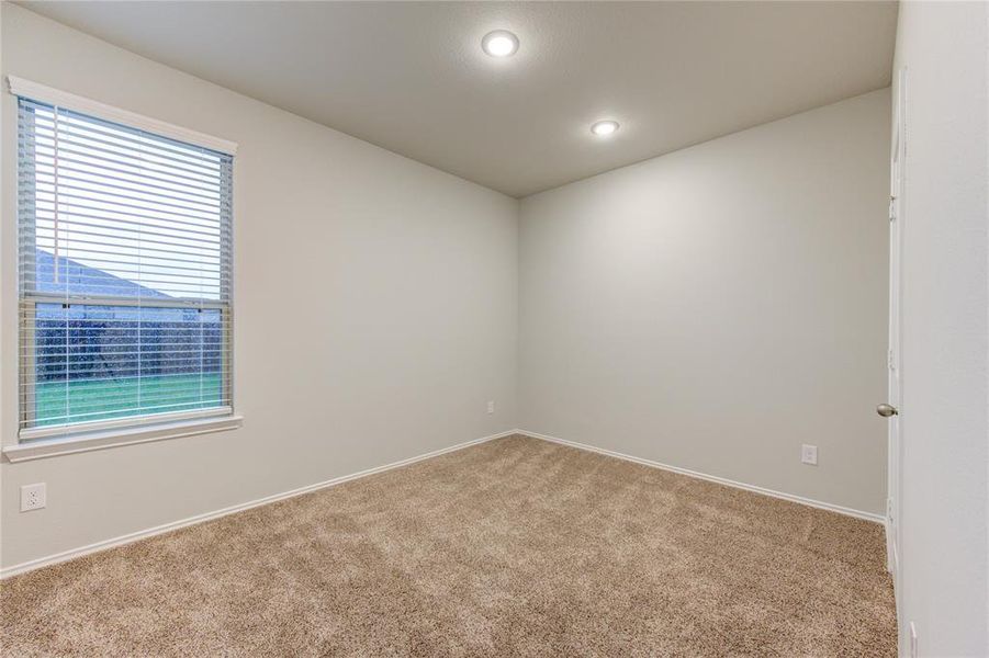 Bedroom 3 has a walk in closet!