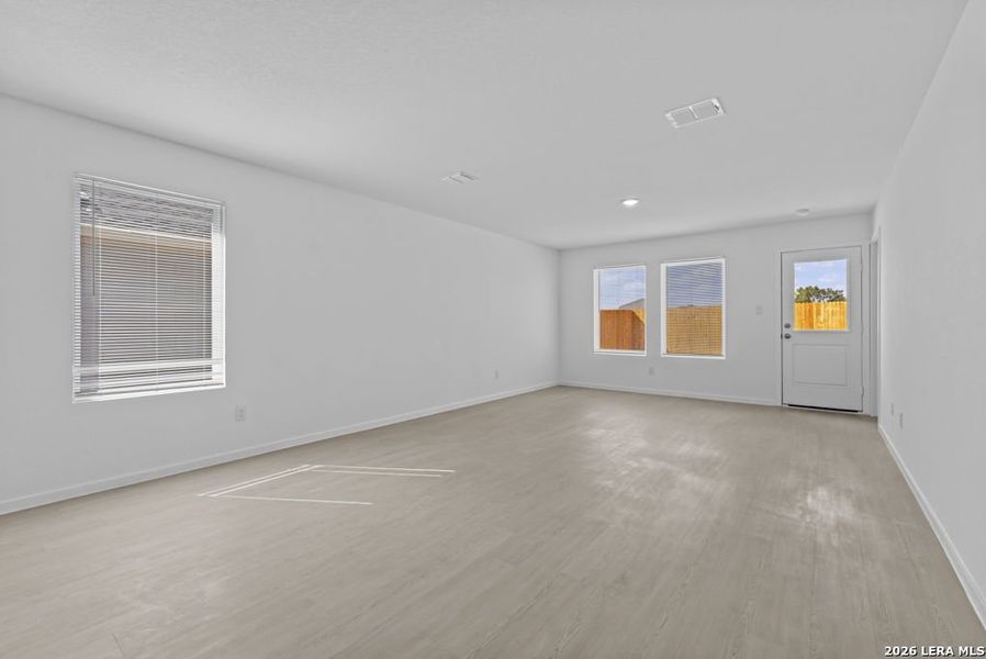 Spacious, unfurnished interior of a new home in Randolph Crossing, Converse (Image 14). Spacious, unfurnished interior of a new home in Randolph Crossing, Converse (Image 14).