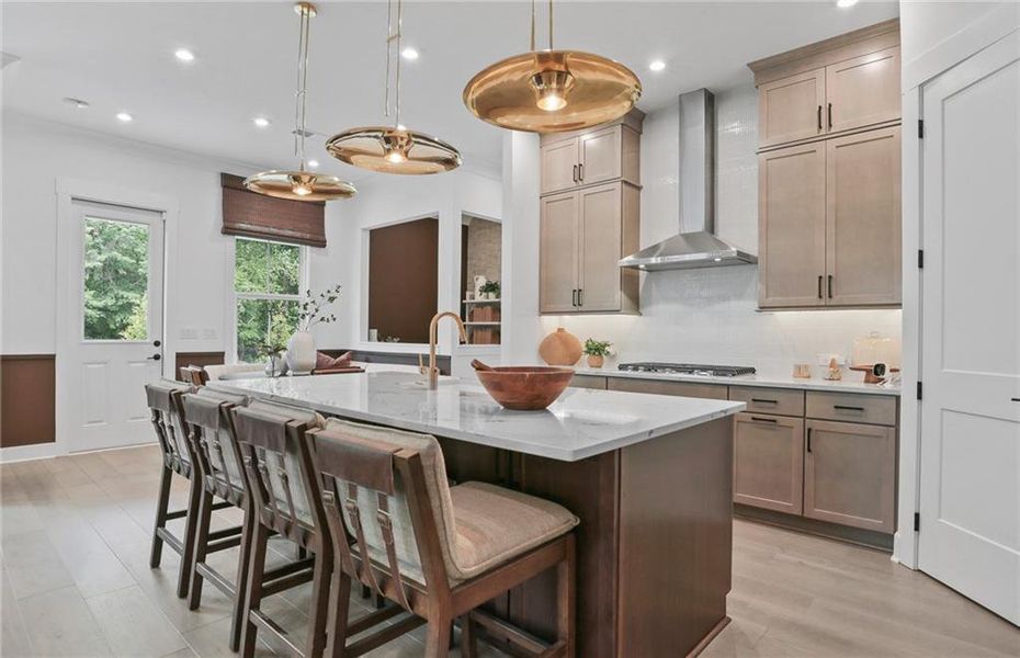 Furnished interior view inside a new home in Sterling Pointe, Cumming (Image 14).