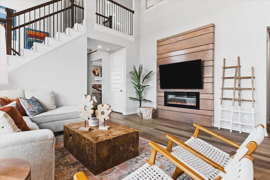 Representative furnished interior of a home built from the Miami by Chesmar Homes in Avondale, Fate (Image 5). Representative furnished interior of a home built from the Miami by Chesmar Homes in Avondale, Fate (Image 5).