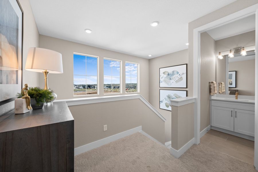 Furnished interior view inside a new home in Trumark Homes at Sterling Ranch, Littleton (Image 13).