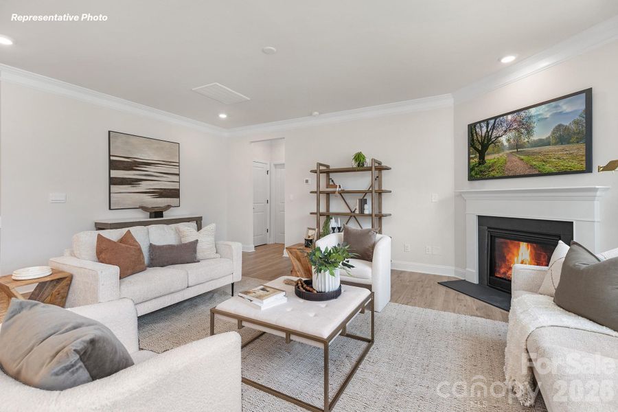 Furnished interior view inside a new home in Sylvan Creek, Denver (Image 7).