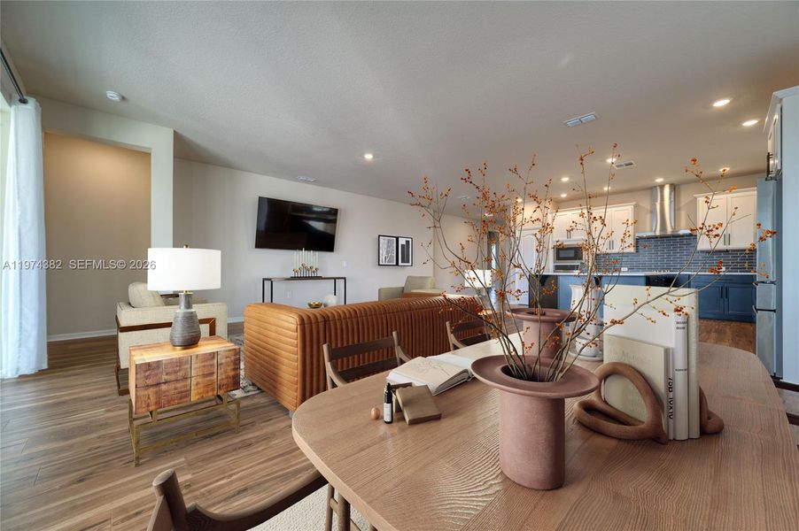 Furnished interior view inside a new home in , Clermont (Image 17).