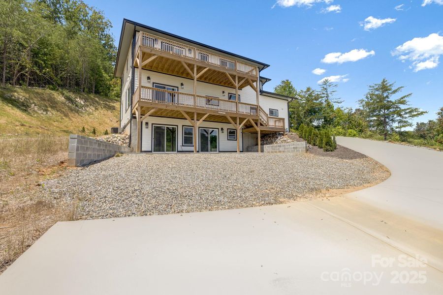 Front exterior of a new home in , Weaverville, NC, highlighting curb appeal (Image 2).