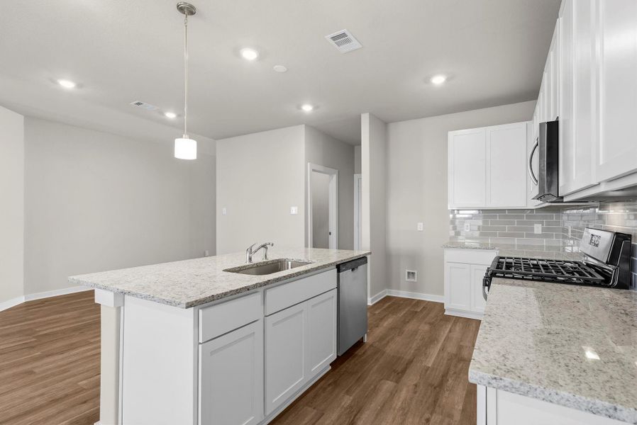 Furnished interior view inside a new home in Windrose Green, Angleton (Image 8).