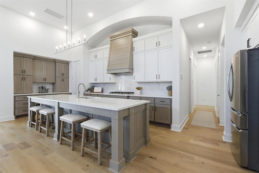 Furnished interior view inside a new home in Elyson, Katy (Image 30).