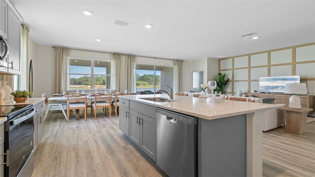 Furnished interior view inside a new home in Archers Mill, Ormond Beach (Image 4).