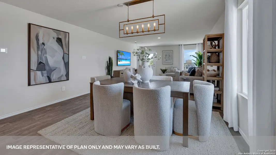 Furnished interior view inside a new home in Spring Valley, New Braunfels (Image 11).