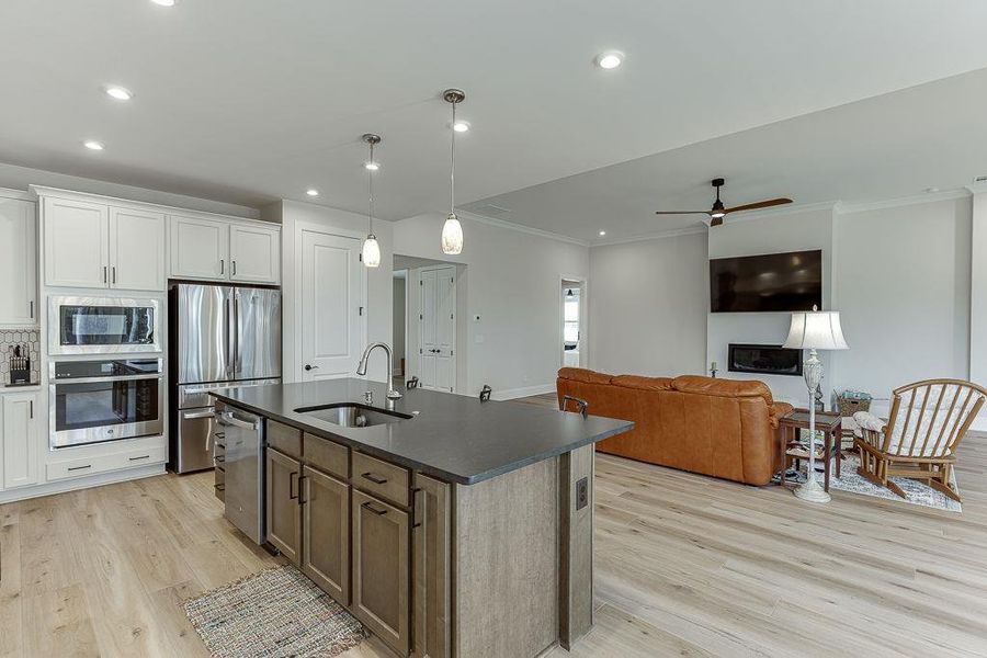 Furnished interior view inside a new home in , Hoschton (Image 12).