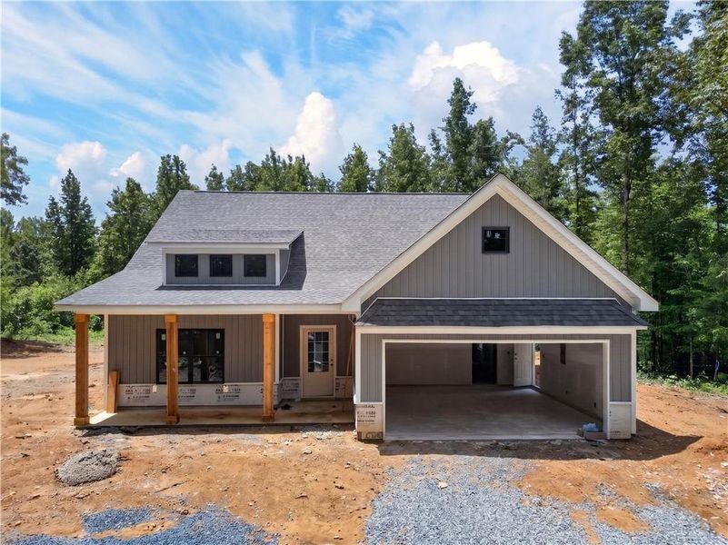 In-progress construction of a new home in , Silver Creek, GA (Image 31).