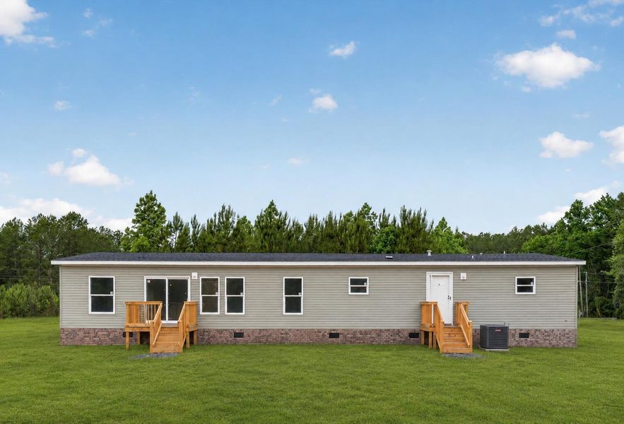 Exterior details and patio area of a home in , Walterboro (Image 19).