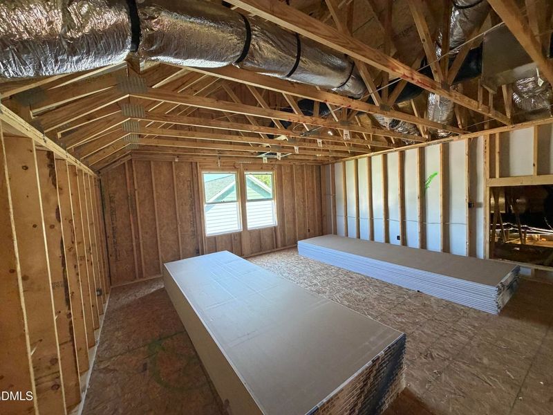 In-progress construction of a new home in Wendell Ridge, Wendell, NC (Image 42).