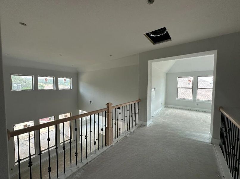 2nd floor landing overlooking Family Room