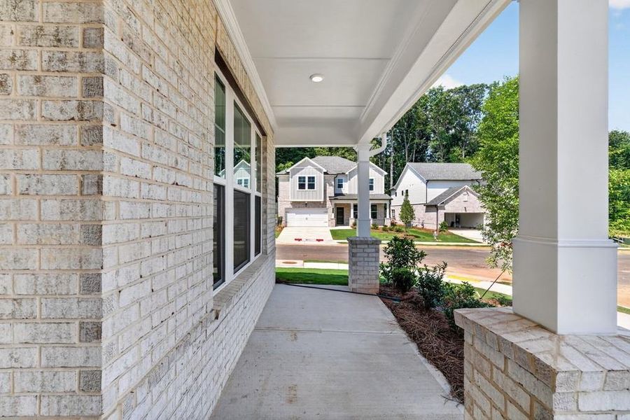 Exterior details and patio area of a home in Nichols Farm, Dacula (Image 4). Exterior details and patio area of a home in Nichols Farm, Dacula (Image 4).