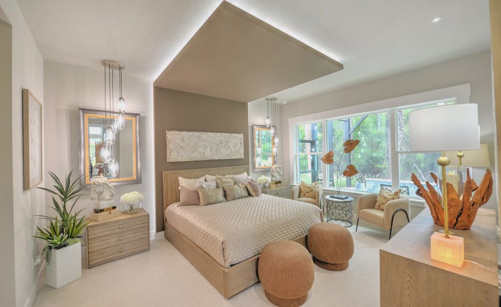 Furnished interior view inside a new home in The Conservatory at Hammock Beach, Palm Coast (Image 15).
