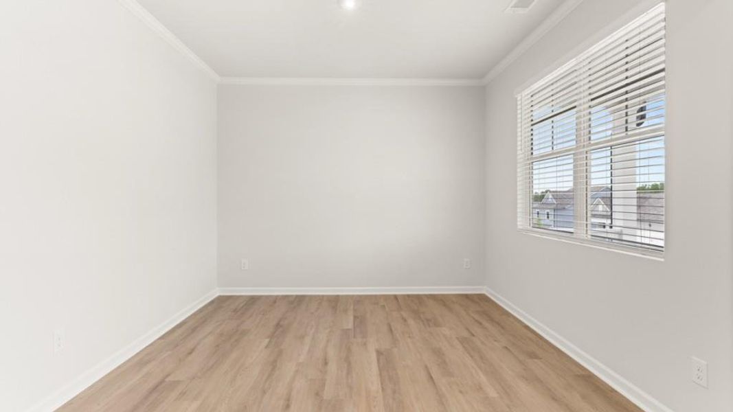 Spacious, unfurnished interior of a new home in Sheffield Highlands, Dallas (Image 24). Spacious, unfurnished interior of a new home in Sheffield Highlands, Dallas (Image 24).