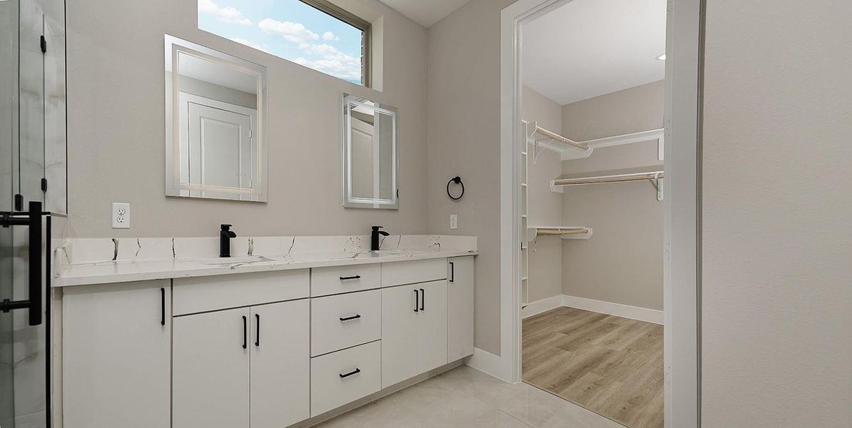 Furnished interior view inside a new home in , Spring (Image 5).