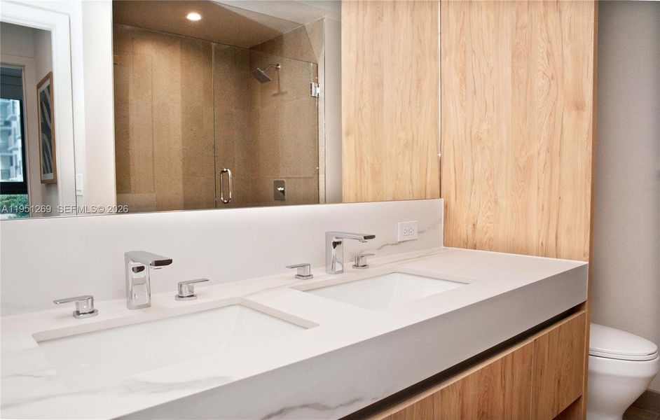 Close-up of interior finishes inside a home in , Miami (Image 19).