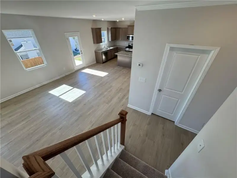 Spacious, unfurnished interior of a new home in The Reserve at Willow Oaks, Canton (Image 7).