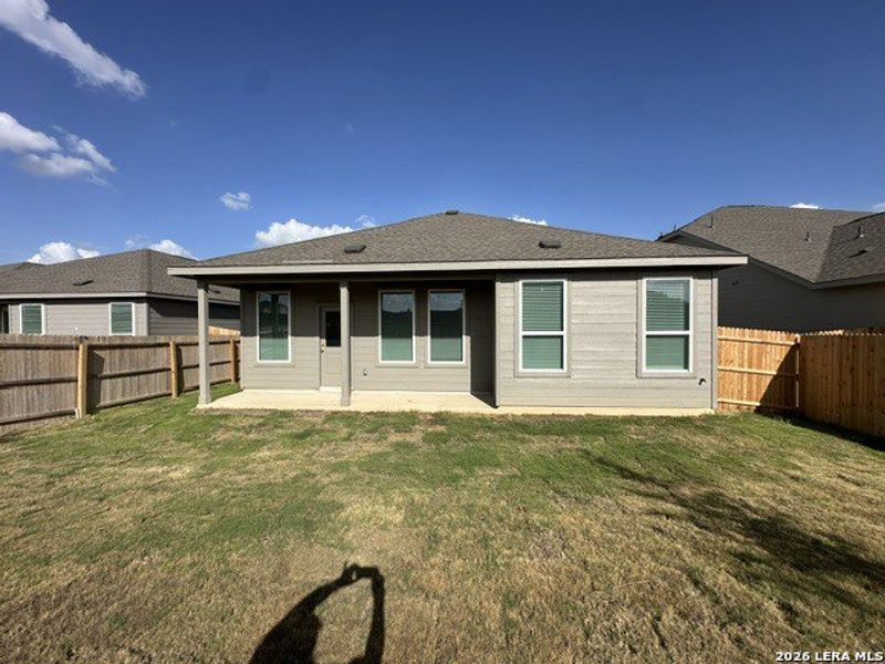 Exterior details and patio area of a home in Juniper Ranch, Spring Branch (Image 3).