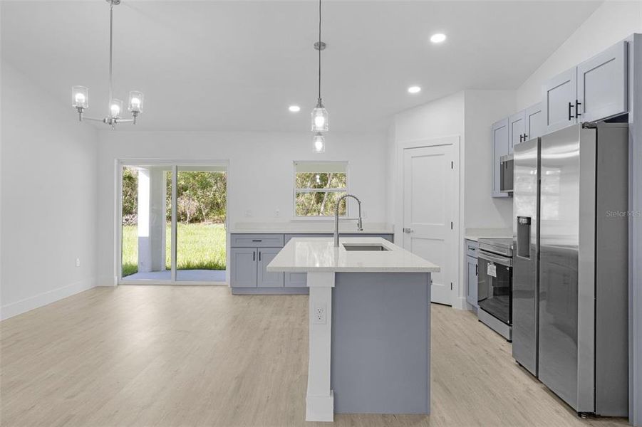 Furnished interior view inside a new home in , Citrus Springs (Image 5).