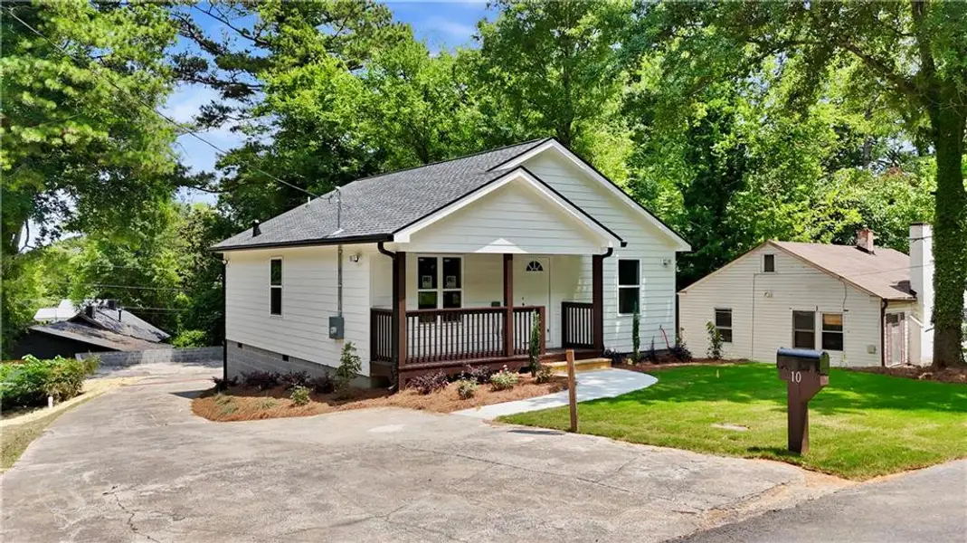 Front exterior of a new home in , Rome, GA, highlighting curb appeal (Image 15).