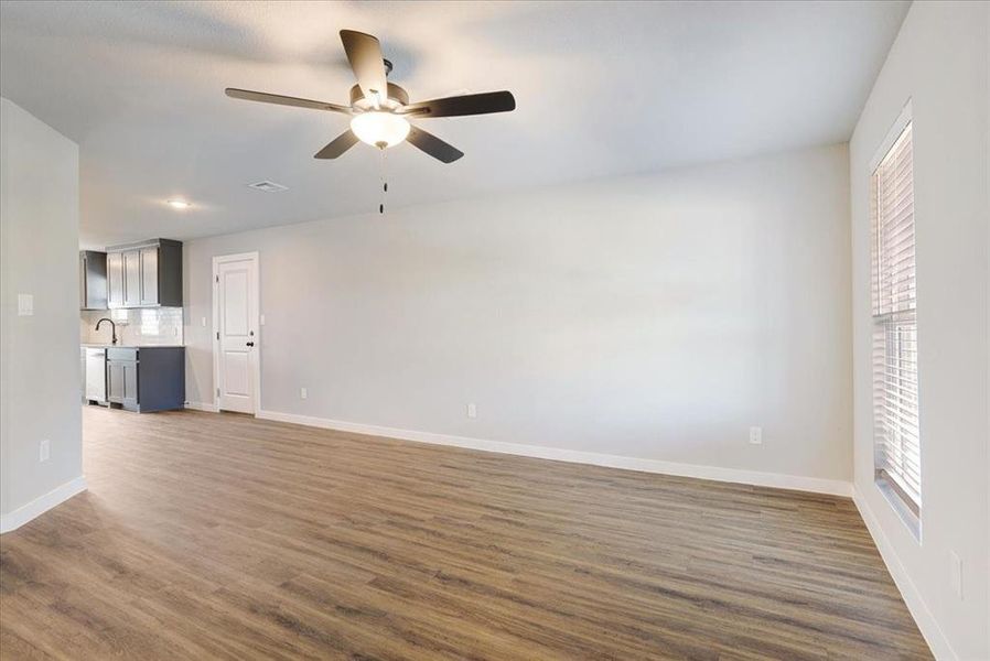 Spacious, unfurnished interior of a new home in Miller Street Cottages, Denison (Image 22).
