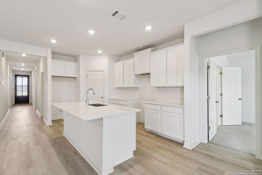 Furnished interior view inside a new home in Remington Ranch, San Antonio (Image 15). Furnished interior view inside a new home in Remington Ranch, San Antonio (Image 15).