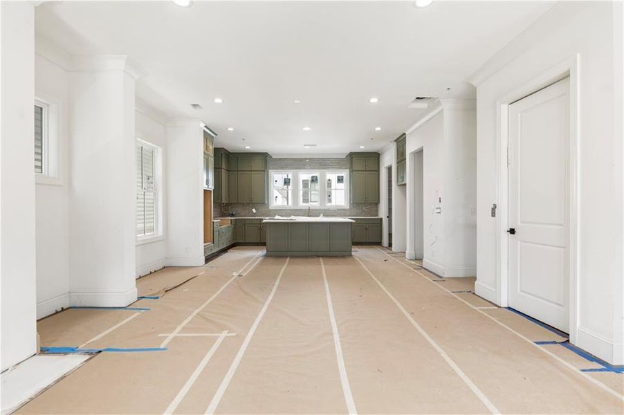 In-progress construction of a new home in , Alpharetta, GA (Image 25).