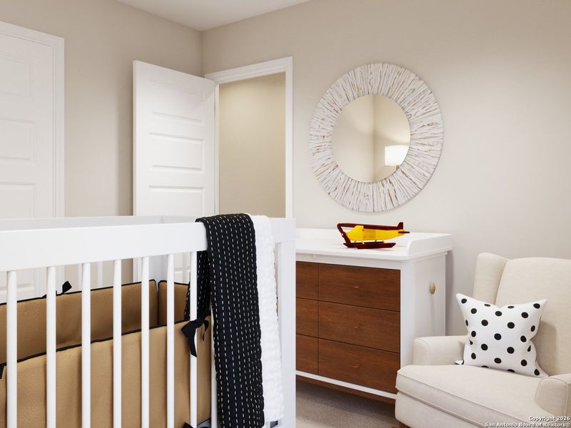 Furnished interior view inside a new home in Abbott Place, St. Hedwig (Image 8).