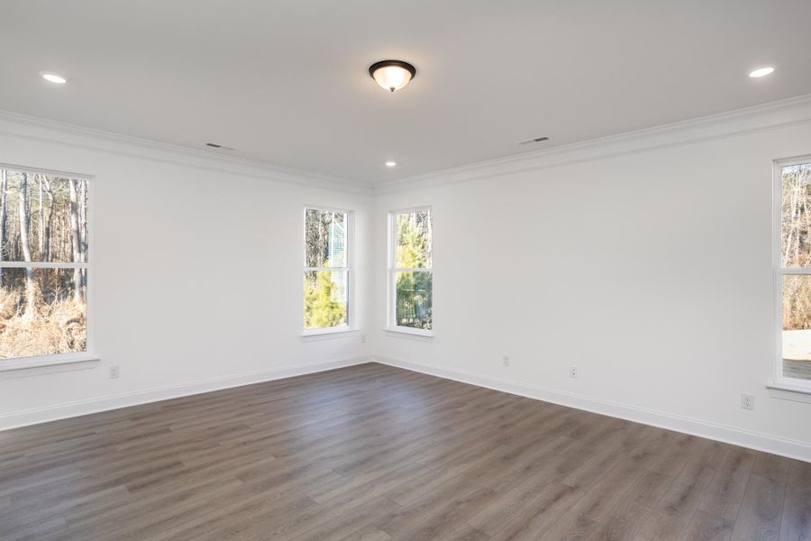 Spacious, unfurnished interior of a new home in Daniel Farms, Benson (Image 23). Spacious, unfurnished interior of a new home in Daniel Farms, Benson (Image 23).