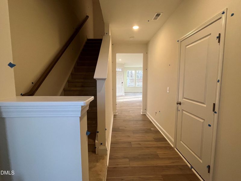 rear foyer leading to garage