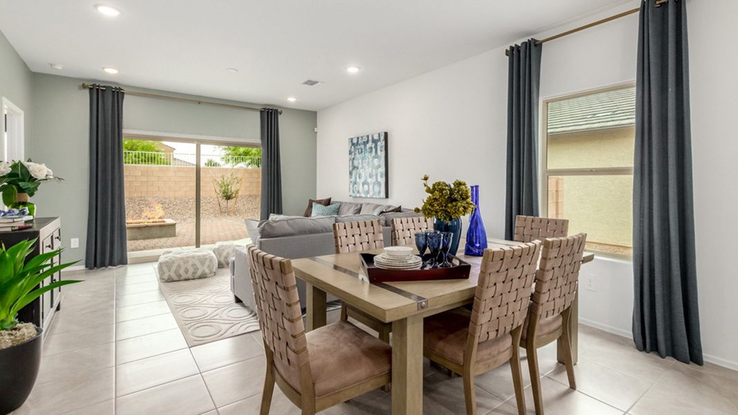 Furnished interior view inside a new home in Blackhawk, Tucson (Image 9).