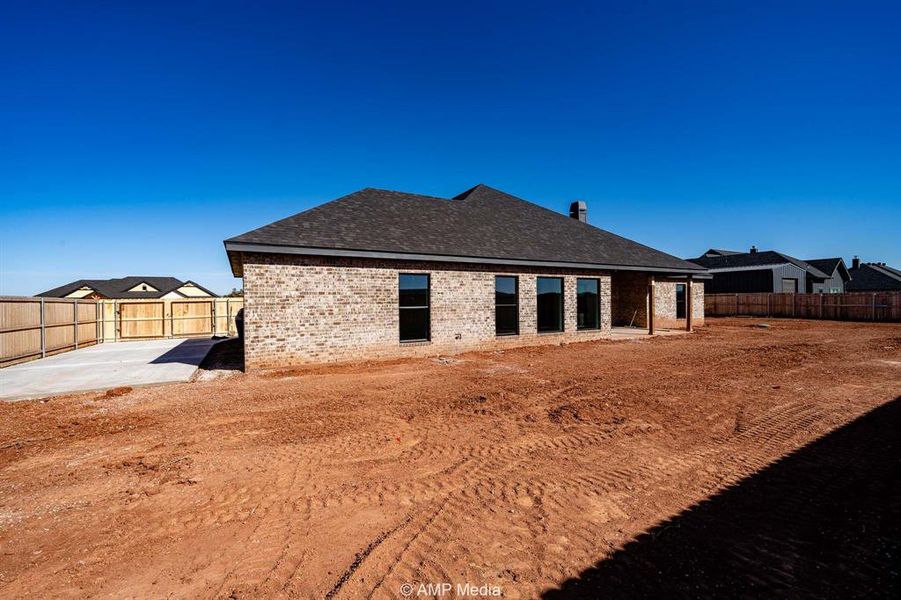 RV parking pad in the backyard RV parking pad in the backyard