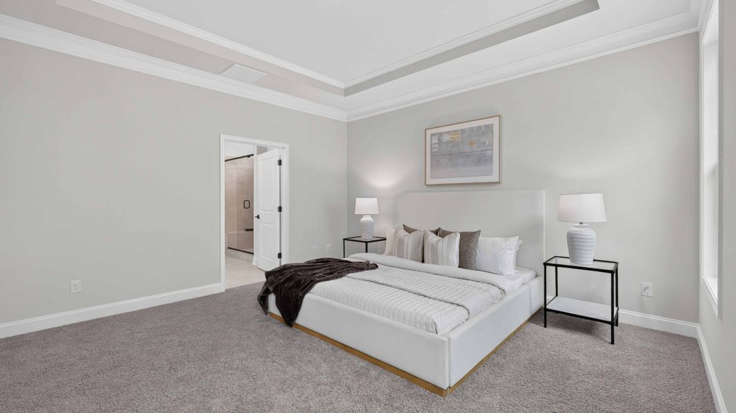 Furnished interior view inside a new home in Sylvan Creek, Denver (Image 14).