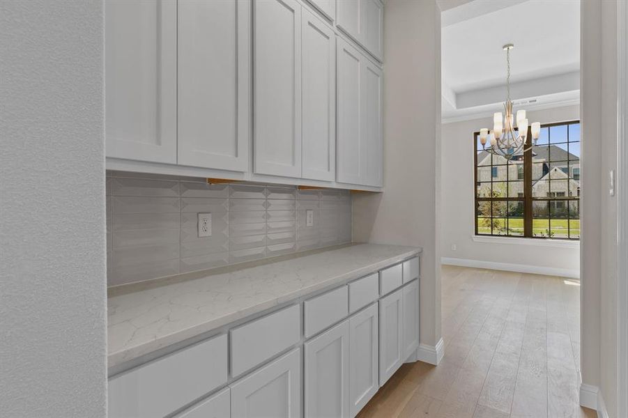 Furnished interior view inside a new home in Windsong Ranch, Prosper (Image 13). Furnished interior view inside a new home in Windsong Ranch, Prosper (Image 13).