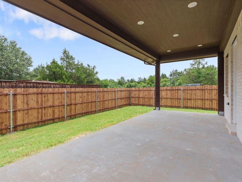 Exterior details and patio area of a home in , Denison (Image 24). Exterior details and patio area of a home in , Denison (Image 24).