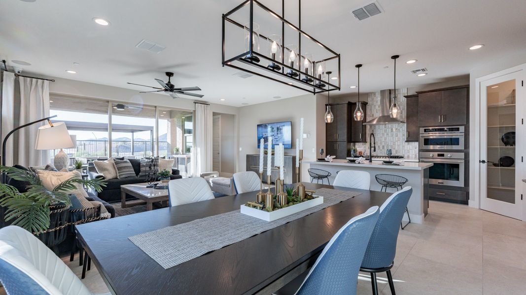 Representative furnished interior of a home built from the Bluebell by DRB Homes in Teravalis, Buckeye (Image 7).